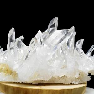 天然水晶 原石 大きい クラスター 台座付き 11.4kg 送料無料