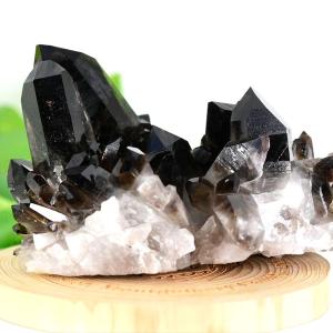 モリオン スモーキークォーツ 原石 クラスター スモーキークォーツ クラスター 煙水晶 原石 モリオン 黒水晶