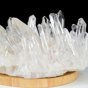 2Kg 水晶 クラスター 原石 ブラジル産 一点物 送料無料 192-631