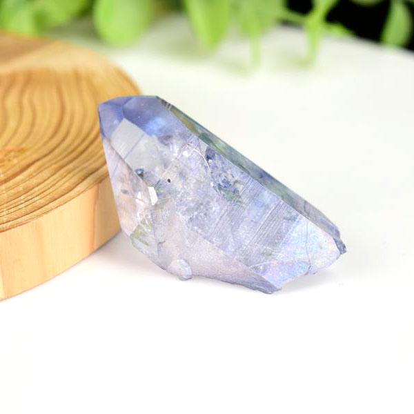 アクアオーラ タンザンオーラ 結晶 原石 アメリカ・アーカンソー州産 (約17g) ポイント｜ミニク...
