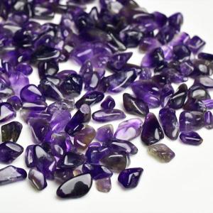 アメジスト 濃紫 さざれ (約100g) 透明感のあるダークカラー ブラジル産 天然石 紫水晶 アメシスト 原石 さざれ石 浄化 浄化用