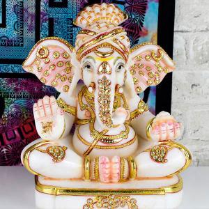 ガネーシャ 置物 (約4.78kg) 豪華絢爛 特級品 最高級エクストラ