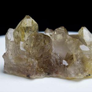 ゴールドルチルクォーツ AAAAA (約104.5g) クラスター 原石 100%ナチュナル ブラジル産 バイーア州ノーヴォオリゾンテ産 タイチンルチル ルチルクォーツ｜up-stone