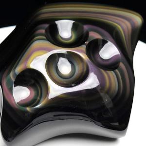 Freeform レインボー オブシディアン (約749.5g) ポリッシュ 置物