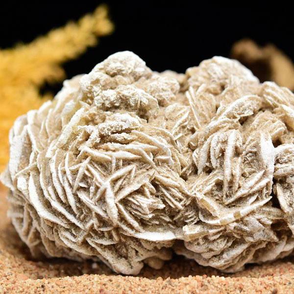 デザートローズ セレナイトローズ クラスター原石(約375g) メキシコ チワワ州 サマラユカ産 フ...
