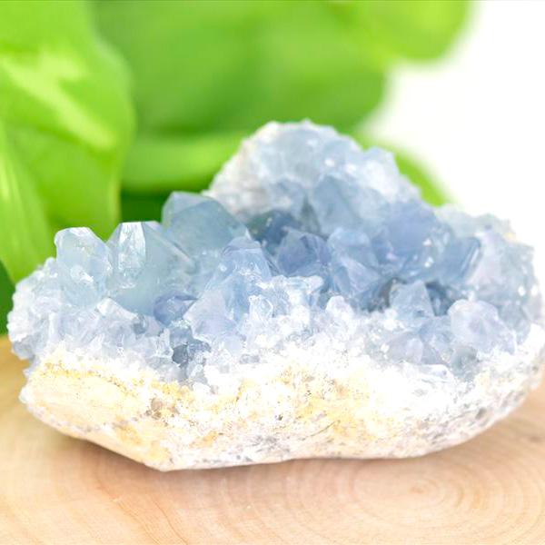 セレスタイト 天青石 クラスター 原石 人気のミニサイズ マダガスカル産 群晶 天然石 パワーストー...
