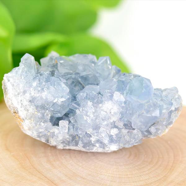 セレスタイト 天青石 クラスター 原石 人気のミニサイズ マダガスカル産 群晶 天然石 パワーストー...