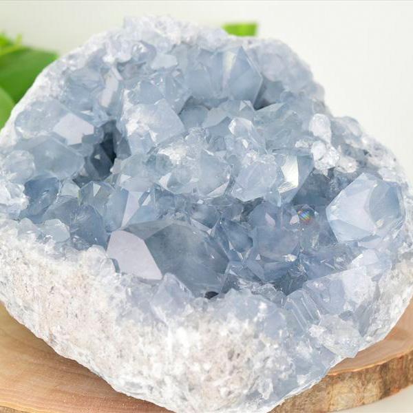 セレスタイト 天青石 クラスター 原石 人気のミニサイズ マダガスカル産 群晶 天然石 パワーストー...