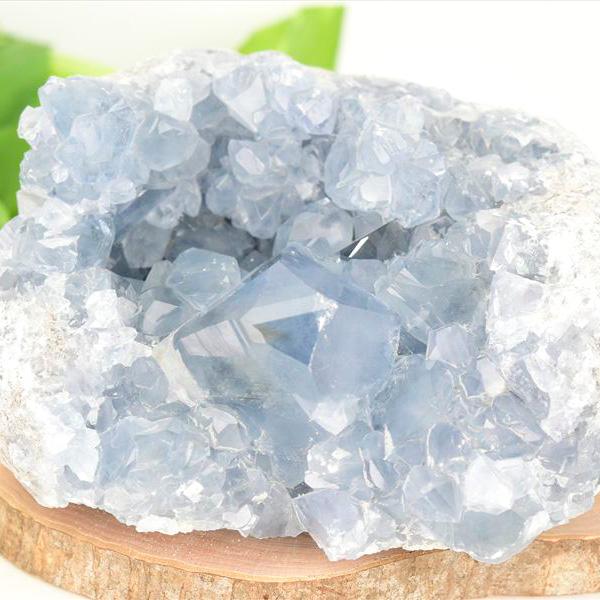 セレスタイト 天青石 クラスター 原石 人気のミニサイズ マダガスカル産 群晶 天然石 パワーストー...