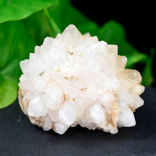 珍品 水晶 クラスター フラワークォーツ (約197.4g) 原石 モロッコ・スマラ産 天然石 ジオ...