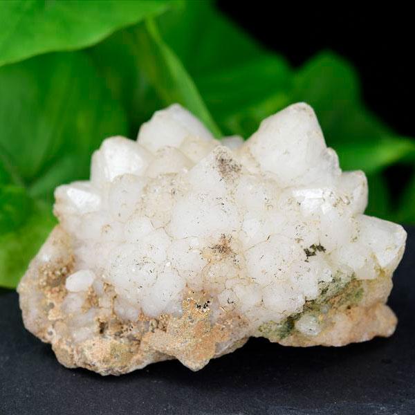 珍品 水晶 クラスター フラワークォーツ (約179.4g) 原石 モロッコ・スマラ産 天然石 ジオ...