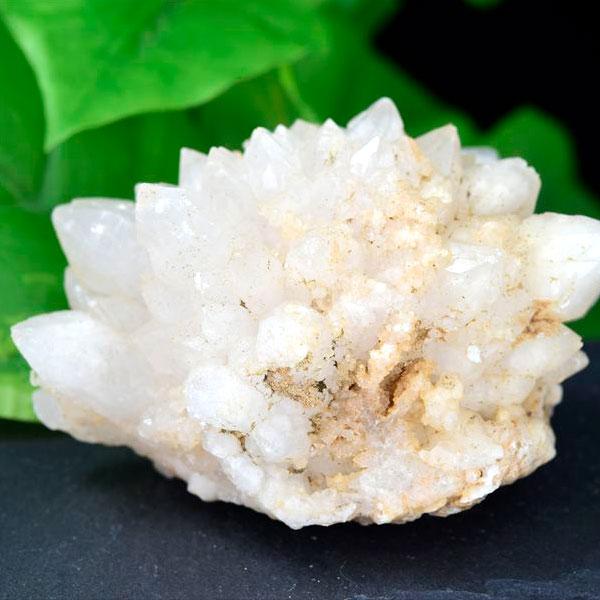 珍品 水晶 クラスター フラワークォーツ (約293.5g) 原石 モロッコ・スマラ産 天然石 ジオ...