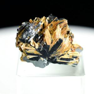 ゴールドルチル 太陽ルチル 標本 約24.5g 原石 ブラジル産 金針 ルチル