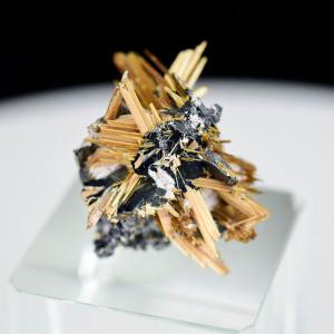 ゴールドルチル 太陽ルチル 標本 約24.5g 原石 ブラジル産 金針 ルチル