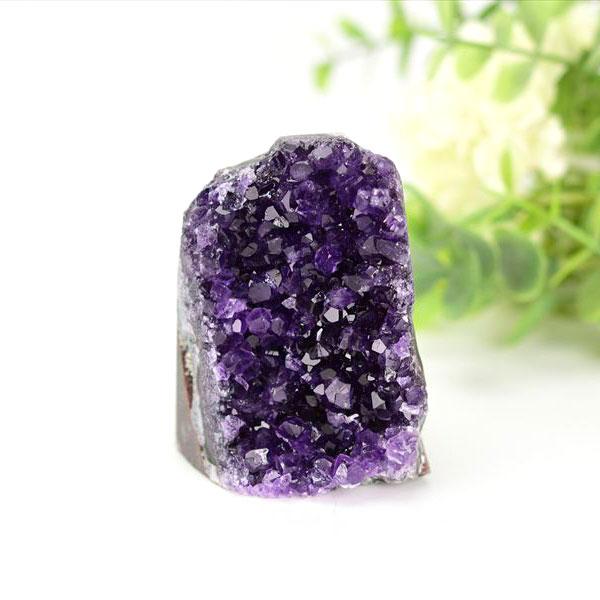 アメジスト クラスター カットベース 約259g 原石 ウルグアイ アルティガス産 スタンド 紫水晶...