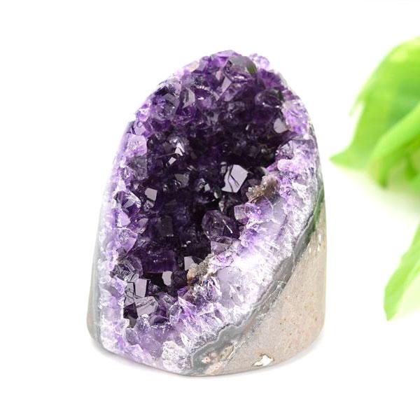 SALE お買い得セール品 アメジスト クラスター カットベース 約549g 原石 ウルグアイ アル...
