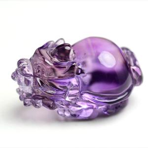 ロマネサイトインアメジスト ファントム 丸玉 (約23.2mmm珠) ブラジル