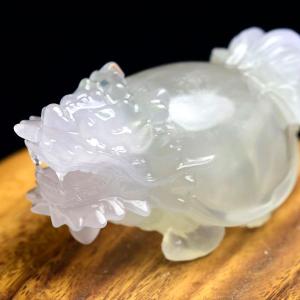 正財運 フローライト 蛍石 龍亀 ロングイ彫刻 置物 種類お任せ(販売