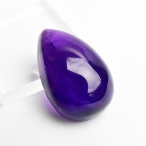 アメジスト AAA【約9g】紫水晶 水晶 カボション ルース ブラジル産 アメジスト 裸石 オーバル タンブル 天然石 パワーストーン｜up-stone