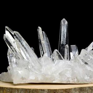 【純天然水晶/最強品質】コリント産 水晶クラスター＊約119g＊　天然石 原石 超透明】ブラジル・コリント産 水晶クラスター 原石｜アップ