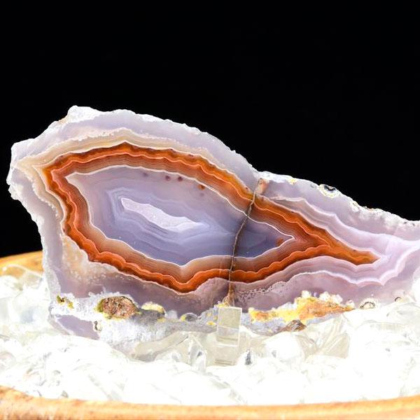 Coyamito Agate コヤミトアゲート 瑪瑙 (約39.6g) 原石 メキシコ コヤミト産 ...