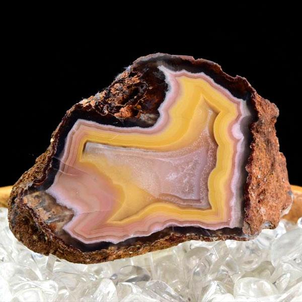 Coyamito Agate コヤミトアゲート 瑪瑙 (約44g) 原石 メキシコ コヤミト産 メノ...