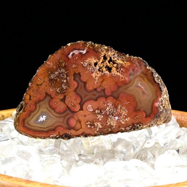 Coyamito Agate コヤミトアゲート 瑪瑙 (約44.7g) 原石 メキシコ コヤミト産 ...