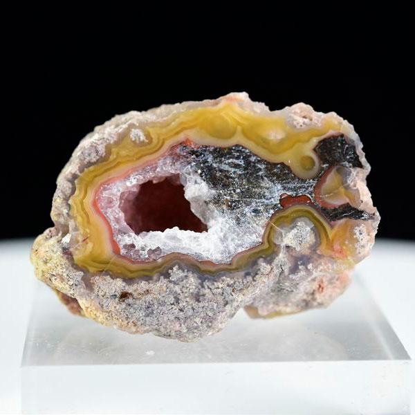 Laguna Agate ラグナアゲート 瑪瑙 (約21.3g) 原石 メキシコ ラグナ産 メノウ ...