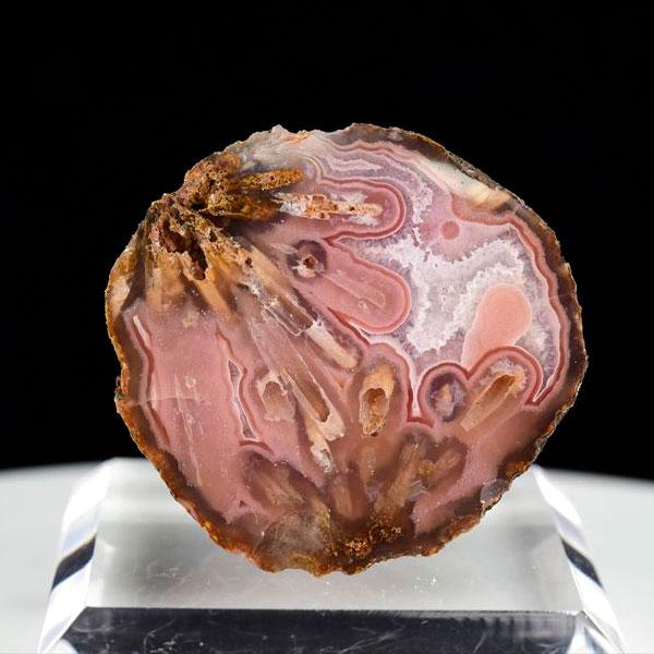 Laguna Agate ラグナアゲート 瑪瑙 (約40.4g) 原石 メキシコ ラグナ産 メノウ ...