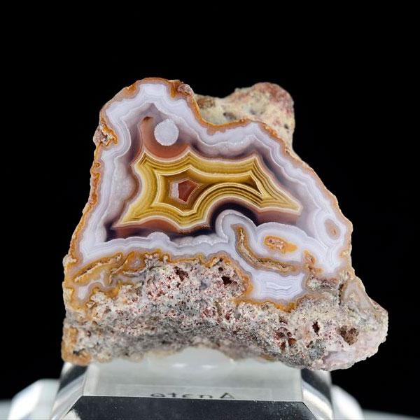 Laguna Agate ラグナアゲート 瑪瑙 (約45.4g) 原石 メキシコ ラグナ産 メノウ ...