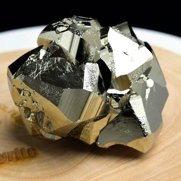 パイライト 黄鉄鉱 クラスター (約327.5g) CCS Huanzala 極上ギラギラ結晶の集合...
