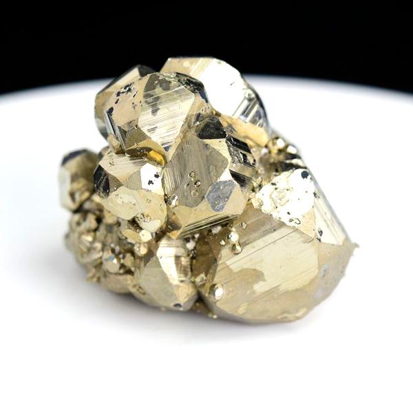 CCS Huanzala パイライト黄鉄鉱 クラスター 原石 (約289.8g) 極上ギラギラ結晶の...