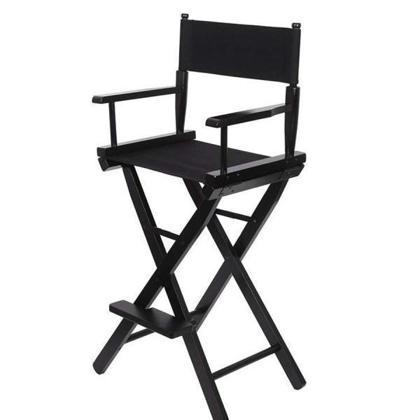 メイクアップアーティストの椅子、折り畳み式ディレクターチェアシート高折りたたみポータブル背の高いプロ...