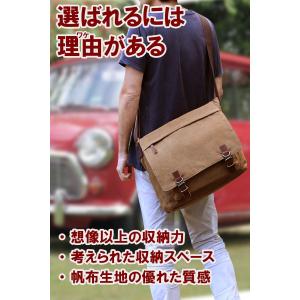 ショルダーバッグ メンズ 大きめ A4 B4 ...の詳細画像2