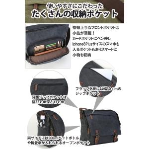 ショルダーバッグ メンズ 大きめ A4 B4 ...の詳細画像4