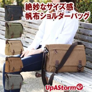 ショルダーバッグ メンズ キャンバス 帆布 a4 カジュアル 人気 Mサイズ レディース 通勤 通学 入学