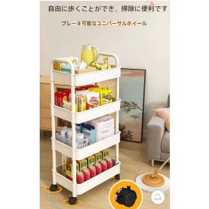 キッチンワゴン キャスター付き おしゃれ スリ...の詳細画像4
