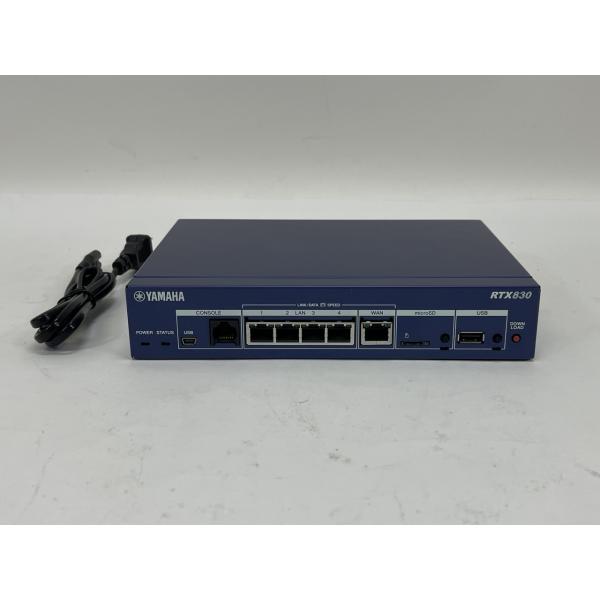 【中古】YAMAHA RTX830　ギガアクセスVPNルーター ファーム最新　Rev.15.02.2...