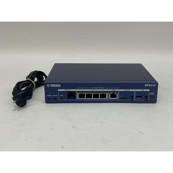 【中古】YAMAHA RTX830　ギガアクセスVPNルーター ファーム最新　Rev.15.02.2...