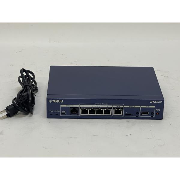 【中古】YAMAHA RTX830　ギガアクセスVPNルーター ファーム最新　Rev.15.02.2...
