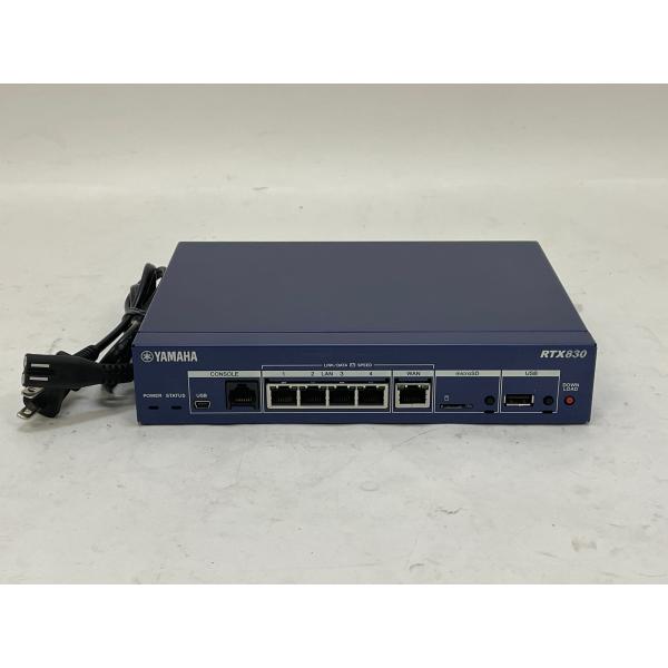 【中古】YAMAHA RTX830　ギガアクセスVPNルーター ファーム最新　Rev.15.02.2...