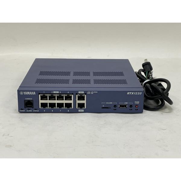 【中古・良品】YAMAHA RTX1220　ギガアクセスVPNルーター ファーム最新　Rev.15....