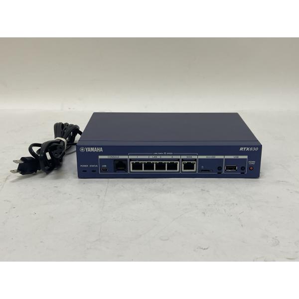 【中古】YAMAHA RTX830　ギガアクセスVPNルーター ファーム最新　Rev.15.02.3...