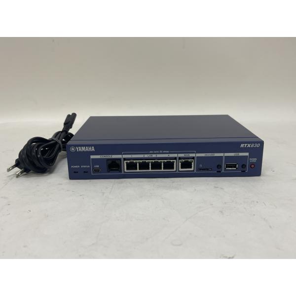【中古】YAMAHA RTX830　ギガアクセスVPNルーター ファーム最新　Rev.15.02.3...