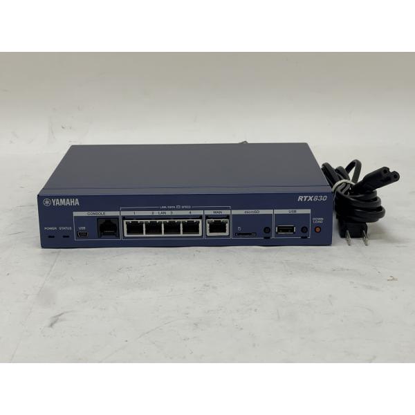 【中古】YAMAHA RTX830　ギガアクセスVPNルーター ファーム最新　Rev.15.02.3...