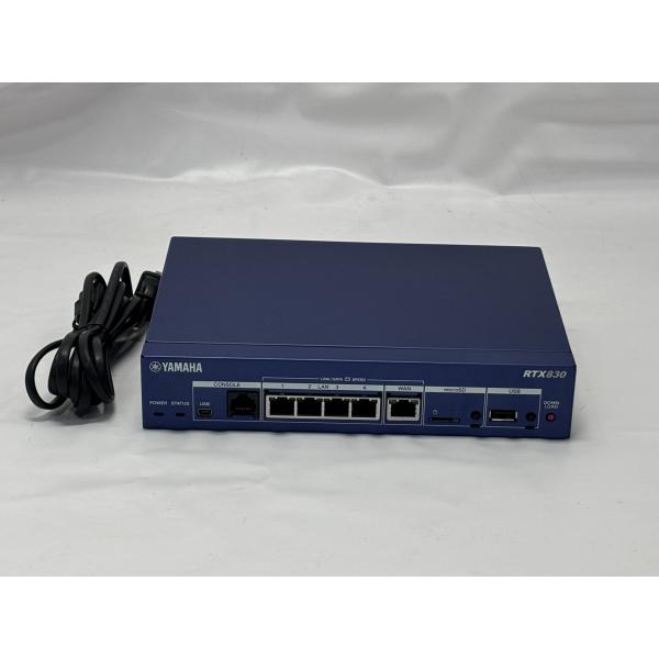 【中古】YAMAHA RTX830　ギガアクセスVPNルーター ファーム最新　Rev.15.02.3...