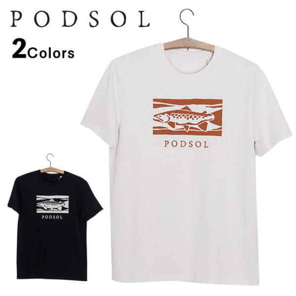 PODSOL TAIGA TROUT T-SHIRT ポッドソル タイガ トラウト Tシャツ