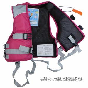笛付 フローティングベスト 子供用 股下ベルト...の詳細画像3