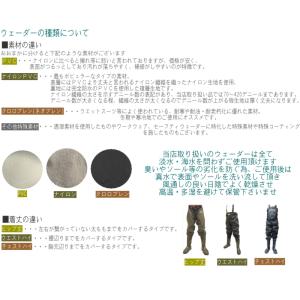 フェルト底 チェストハイウェーダー フェルトソ...の詳細画像5