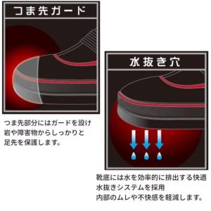鮎タビ 中割先丸 フェルトソールタイプ ブラッ...の詳細画像4